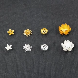 ชั้นเดียว / สองชั้น / สามชั้น ดอกบัว พลัม ต้อนรับ diy ทําจี้ลูกปัด / อุปกรณ์เครื่องประดับ แฮนด์เมด