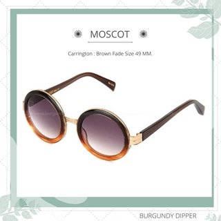 แว่นกันแดด Moscot : รุ่น Carrington : Brown Fade Size 49 MM.