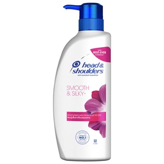 Head &amp; Shoulders Smooth &amp; Silky เฮดแอนด์โชว์เดอร์แชมพูสมูทแอนด์ซิลกี้ 450มล.