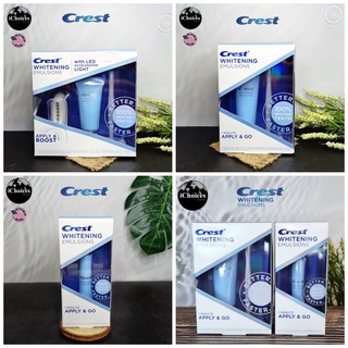 เครส ไวท์เทนนิ่ง อิมัลชั่น ชุดฟอกสีฟัน Crest® Whitening Emulsions Leave-on Teeth Whitening Kit