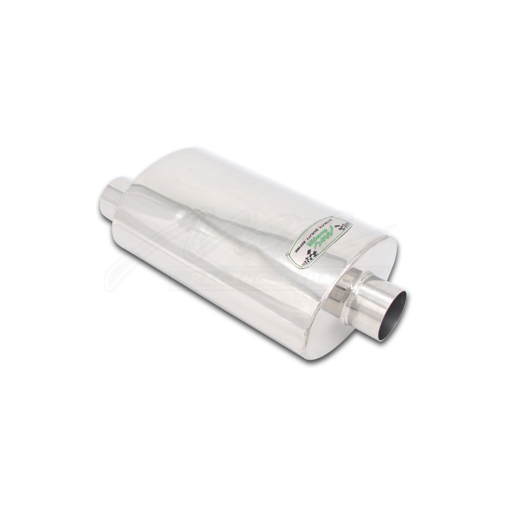 Max Racing M105-HB-U44 Hybrid Flow Center Muffler สําหรับ 1.0L Turbo