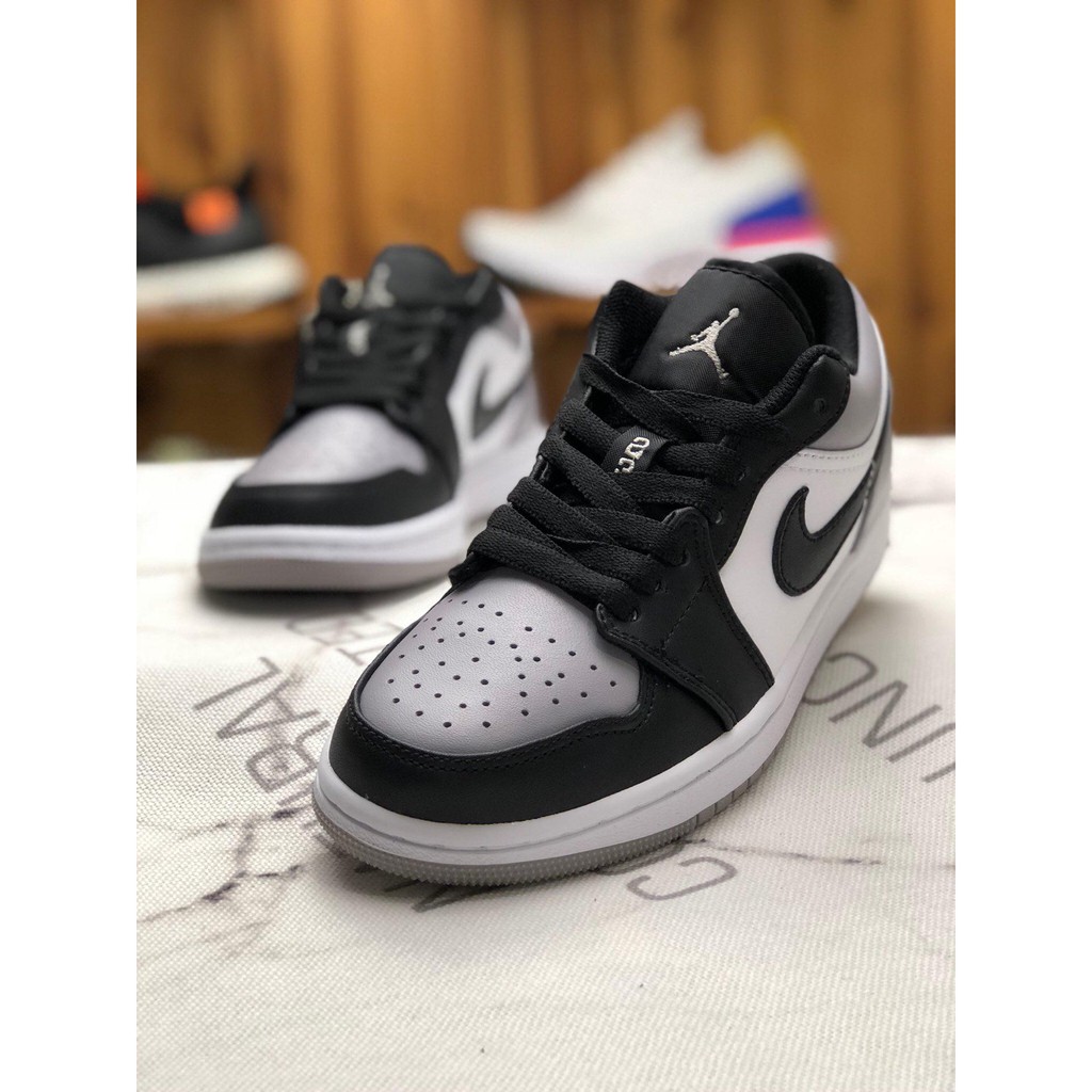 Nike Air Jordan 1 Low Grey Toe size 12 White Black R3F5