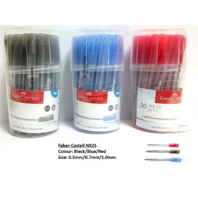 Faber-castell NX23 เขียน smooth Ball Pen(Perbox/30pcs)