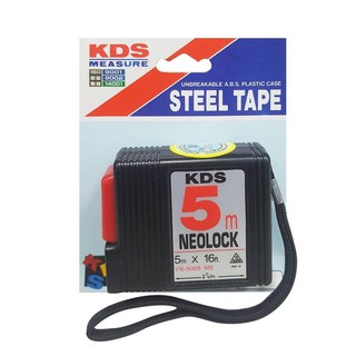 ตลับเมตร KDS NEOLOCK 5 ม. NEOLOCK MEASURING TAPE 5M KDS BLACK