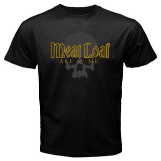 คอตต้อนคอกลมขายดี เสื้อยืดลําลอง แขนสั้น พิมพ์ลาย MEAT LOAF All of Me Metal Rock Band Legend สีดํา สําหรับผู้ชาย CNciij6