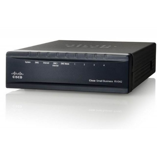 Cisco RV042 Load-Balance Router รวมความเร็ว Internet ได้ 2 คู่สาย รองรับ VPN 50 Tunnels Switch 4 Port

 มือสอง