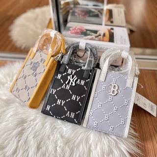 &lt;พร้อมส่ง&gt;Monogram Diamond Jacquard Cell Phone Cross Bag New York Yankees