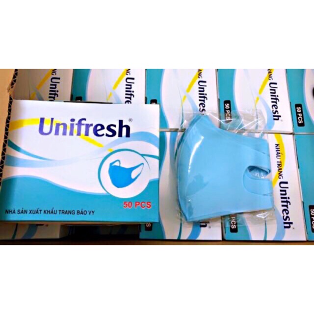หน้ากากผ้า Unifresh (กล่อง 50 ชิ้น)