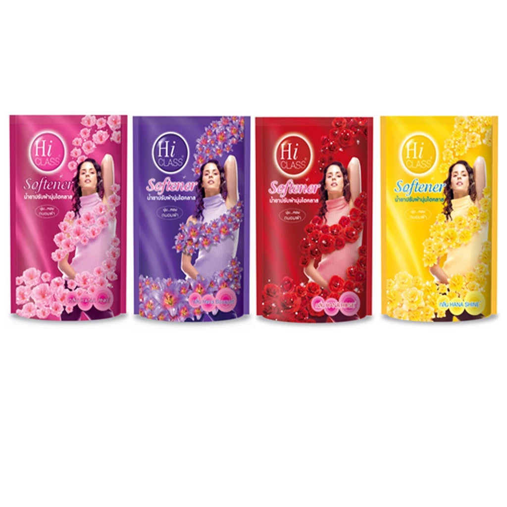 น้ำยาปรับผ้านุ่มไฮคลาส ทุกสี ขนาด 450 มล. (มีหลายสูตร)