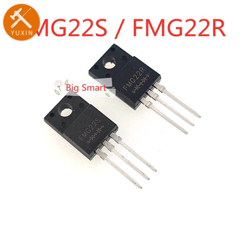 4pcs 10pcs FMG22S FMG22R TO-220F fast recovery ไดโอดเครื่องขยายเสียงหลอดทรานซิสเตอร์