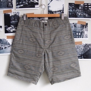 Cotton Print Twill Shorts