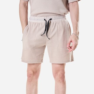 Bottoms Lab Waffle Knit Shorts - Beige