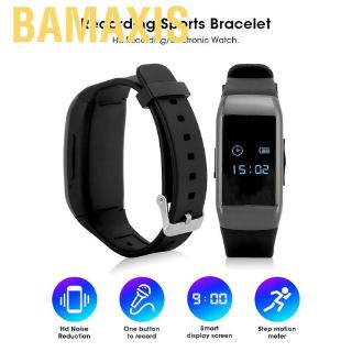 Bamaxis Hd 1080 P นาฬิกาข้อมือดิจิตอลมีกล้องบันทึกเสียงรบกวน