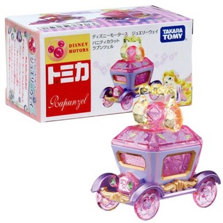 แท้ 100% จากญี่ปุ่น โมเดล ดิสนีย์ รถเจ้าหญิงราพันเซล Takara Tomy Tomica Disney Princess Jewelry Princess Rapunzel