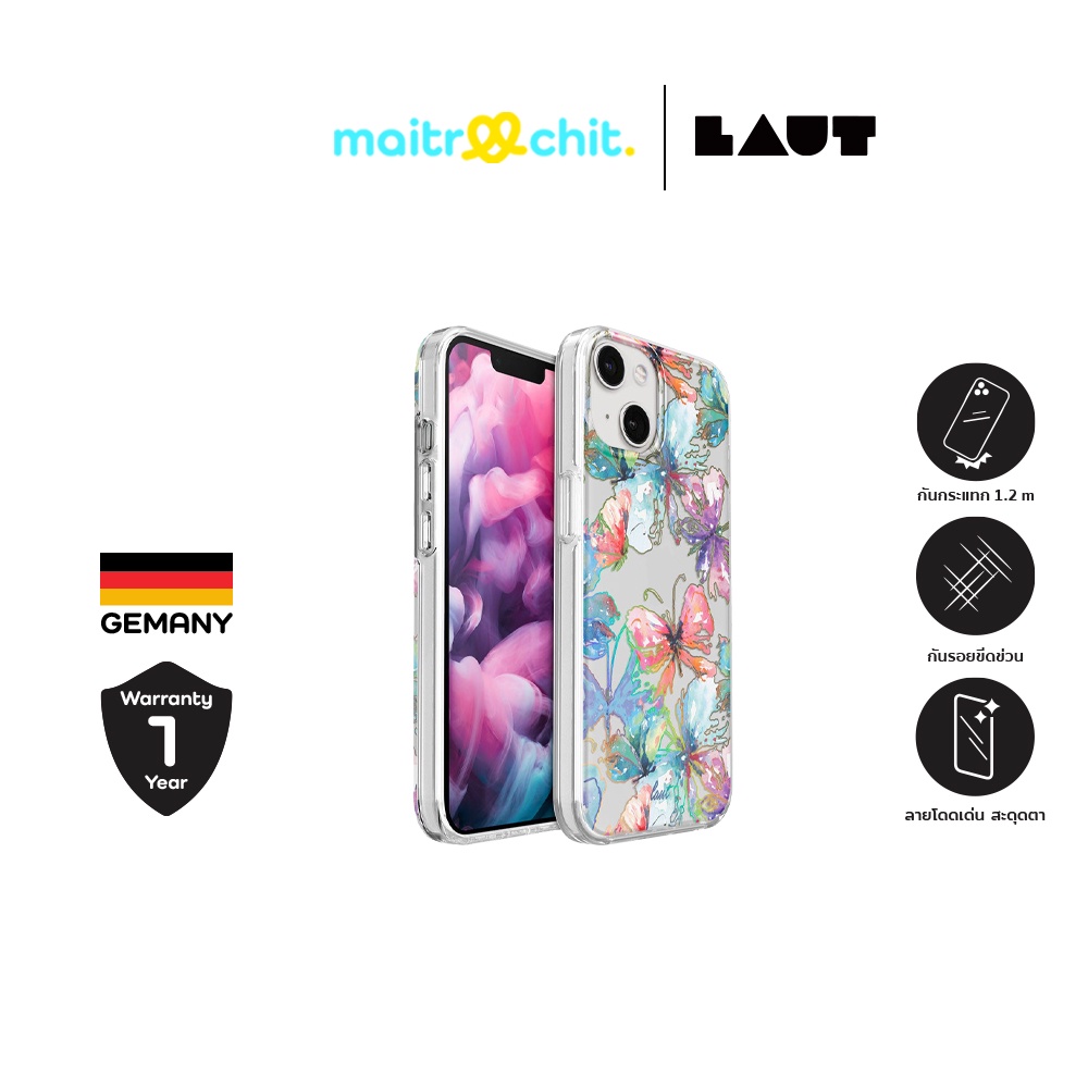 Cases, Covers, & Skins 1190 บาท LAUT รุ่น Crystal Palette เคสสำหรับ iPhone 13 / 13 Pro / 13 Pro Max Mobile & Gadgets