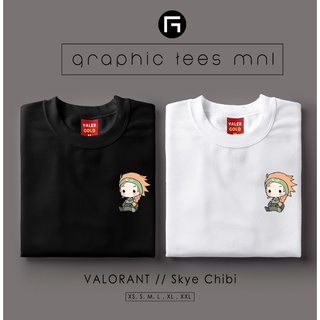 เสื้อยืดกราฟิก MNL Valorant Skye นั่ง Chibi เสื้อเชิ้ตที่กําหนดเองเสื้อยืด Unisex สําหรับผู้หญิ |hi