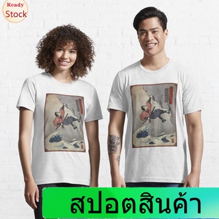 เสื้อยืดผู้ชายและผู้หญิง Climbing | Samurai Deep Water Soloing Essential T-Shirt Mens Womens T-shirts