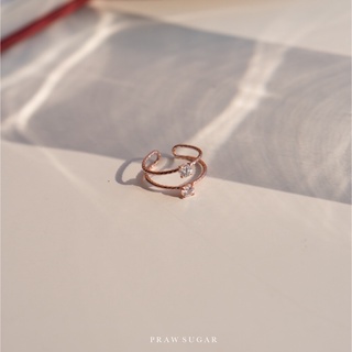 Classic Double Layer Ring - แหวนลายเกลียวคลาสสิค 2 ชั้น (มี 2 สี)