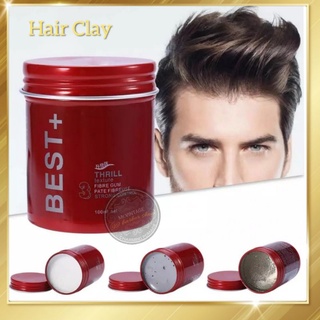 Hair clay ผลิตภัณฑ์​แต่งผมเนื้อด้าน​ Matte(แพ็คเกจใหม่มีกล่อง) อยู่ทรงนาน​ ล้างออกง่าย​ 100มล.