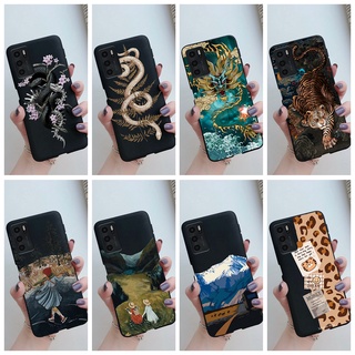 เคสโทรศัพท์มือถือ ซิลิโคนนิ่ม ลายงูมังกร สีแคนดี้ สําหรับ Oppo A16 A16S A16K Reno 6Z A16 A 16 K A16 S Reno6 Z