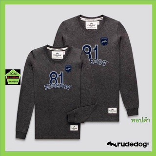 Rudedog เสื้อแขนยาว ชาย หญิง รุ่น Under81 สีทอปดำ