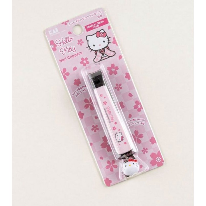KAI hello kitty Japanese nail scissor S flower cherry blossoms sakura