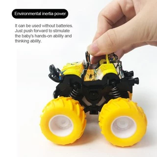 รถของเล่นเด็ก Monster Truck เร็วแรงทะลุสิ่งกีดขวาง สีสันสวยงาม