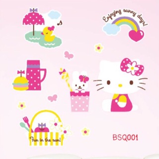 Wall sticker kitty สติ๊กเกอร์แต่งผนัง