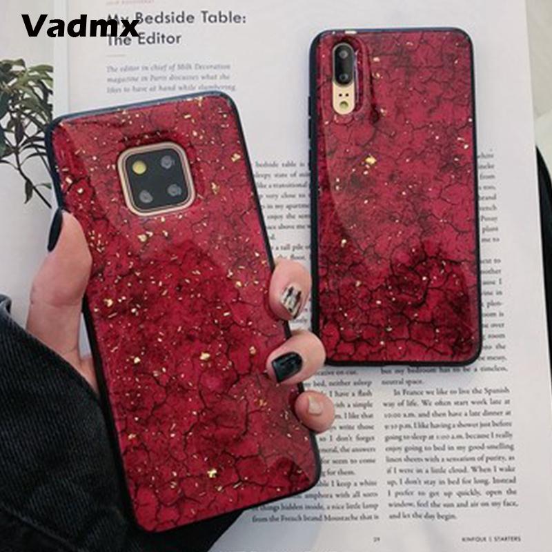 เคสซิลิโคนสำหรับ Huawei Mate 20 X 10 Pro 9 Nova 4 Glitter