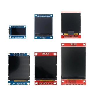 โมดูลไดร์ฟ IC หน้าจอ TFT 0.96 1.3 1.44 1.77 1.8 2.4 2.8 นิ้ว IPS 7P SPI HD 65K TFT LCD ST7735 80*160 สําหรับ Arduino