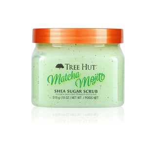 TREE HUT ผลิตภัณฑ์ขัดผิว Tree Hut Shea Sugar Scrub Matcha Mojito ขนาด 510 กรัม ผลิตภัณฑ์ขัดผิว ผลิตภัณฑ์ดูแลผิวกาย ผลิตภ