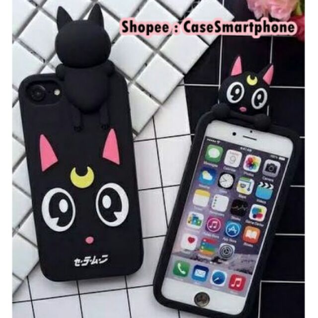 F1s V5 V5s V5Lite J7 J72016 J7prime iphone5 iphone6 iphone7 เคสแมวลูน่า เกาะหลัง