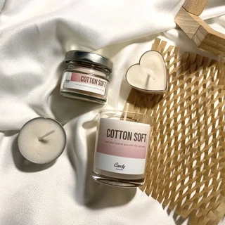 ⭐(สินค้าพร้อมส่ง) เทียนหอม กลิ่น ค็อตตอน ซอฟท์ - Soy Candle Cotton Soft เทียนหอมไขถั่วเหลือง เทียน ของขวัญ