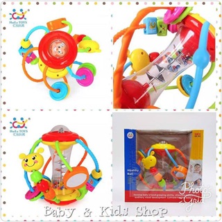 ❤️บอลเขย่าเสริมทักษะ  เสริมพัฒนาการ Healthy Ball Huile Toys (12030)