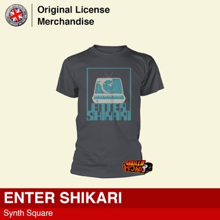 เสื้อยืดโอเวอร์ไซส์Gildan เสื้อยืด ผ้าฝ้าย แบบนิ่ม ทรงสี่เหลี่ยม พิมพ์ลาย ENTER SHIKARI Synth สําหรับผู้ชาย และผู้หญิงS-