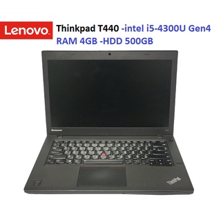 Notebook Lenovo Thinkpad T440 -intel i5-4300U Gen4 -RAM 4GB -HDD 500GB