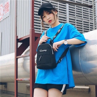 ‼️พร้อมส่ง 🎒กระเป๋าเป้ เท่ๆ สีดำ-Locomy [Black Backpack-Locomy]