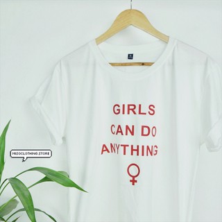 "Anything" เสื้อยืดสกรีน สวมใส่สบาย