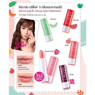 Mistine Very Pink Lip Balm 3.2 g. ลิปมัน กลิ่นผลไม้ มิสทีน เวรี่พิงค์ ลิป บาล์ม ลิปมันบํารุงริมฝีปาก ลิปบาล์ม บำรุงปาก