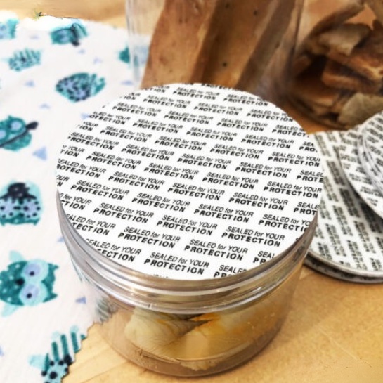 แผ่นโฟมกาว แผ่นพลาสติก ปิดปากกระปุก ขนาดเส้นผ่านศูนย์กลาง 8 ซม. ราคาถูก [10 ชิ้น/แพ็ค] - Thailandpacking - รูปที่ 2