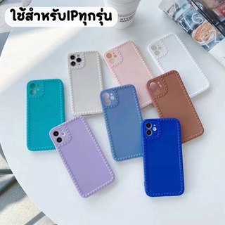 -พร้อมส่งในไทย-เคสซิลิโคน สีพาสเทล TPU ใช้สำหรับIPทุกรุ่น#025