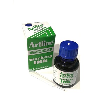 หมึกเติมปากกาเคมีแดง,ดำ,น้ำเงิน,เขียวPermanent(refill-Ink)Artlineอาร์ทไลน์(ESK-20)ขนาด20มล.