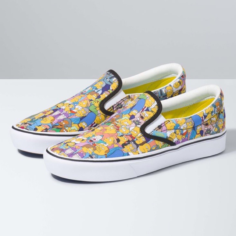VANS SLIP ON COMFYCUSH X THE SIMPSONS THE SIMPSONS SPRINGFIELD