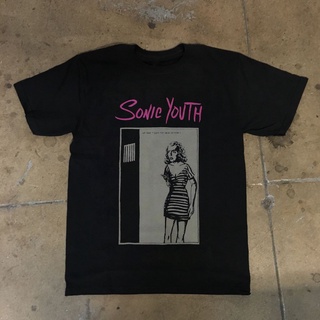 [100% Cotton] เสื้อยืดลําลอง แขนสั้น พิมพ์ลาย Sonic 1990 Goo Concert Kim Gordon Punk เข้ากับทุกการแต่งกาย สไตล์วินเทจ สํ