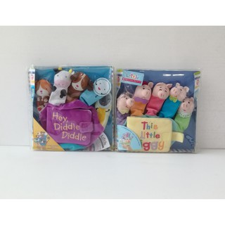 Hand-puppet board book set 2 books