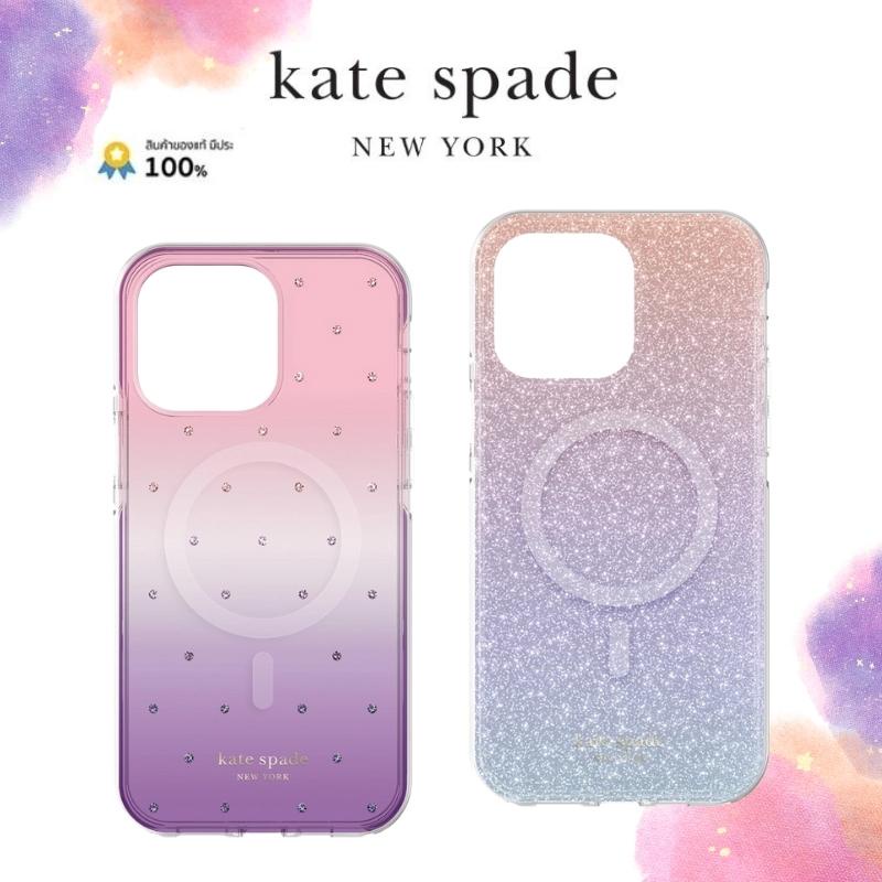 [แท้ พร้อมส่ง] Kate Spade New York รุ่น Defensive Hardshell with Mag เคสสำหรับ iPhone 14 Pro Max