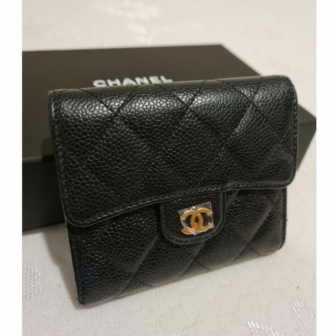Chanel Trifold wallet ghw ของแท้
