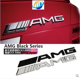 พร้อมส่ง สติกเกอร์โลโก้ BENZ AMG สามมิติ คุณภาพสูง SLS AMG C E GLK SLK C E S