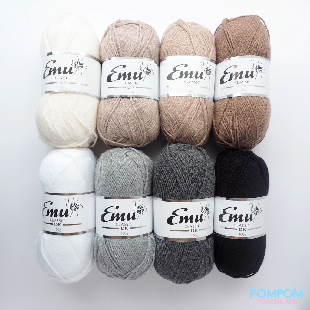 เส ้ นด ้ ายอะคริลิก Emu Classic DK Wool ( The Earth Tone )