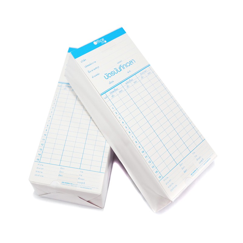 บัตรตอก OFFICE PRO (แพ็ค 100 แผ่น) ใช้ได้กับเครื่องตอกบัตรโอลิมเปีย ET-3300 / ET-6600